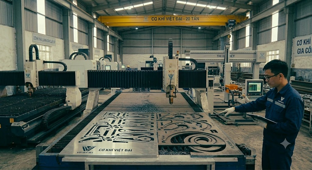Cắt laser và cắt CNC plasma: so sánh & cách chọn 4 tiêu chuẩn gia công cơ khí Cắt laser và cắt CNC plasma: so sánh & cách chọn