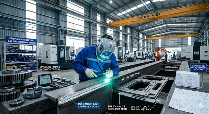 gia công cơ khí Bắc Ninh Tiêu chuẩn kết cấu thép cần biết khi thi công